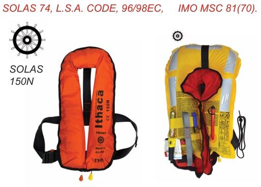 Can Yeleği Solaslı  2x33gr. Tüplü / Otomatik+Manuel  Emniyet Kemerli / Kaldırma Halkalı