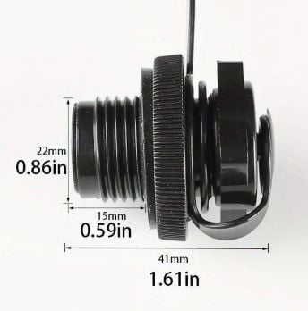 Şişme bot ve Hava Yatağı için Hava Valfı Kapak