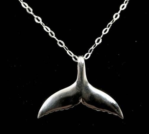 Kolye Ucu,BALİNA KUYRUĞU,925 Ayar Gümüş