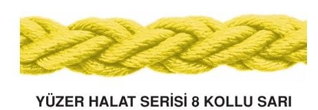 Yüzer Halat  8 Kollu  16 mm  116 gr/m