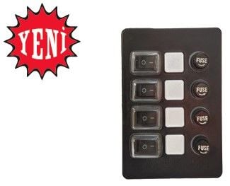 8’li  Switch Panel  83x210 mm