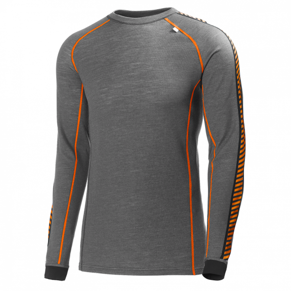 HH WARM ICE CREW ERKEK TERMAL İÇLİK NAVY, Gri