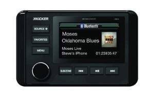 Kicker Müzik Sistemi KMC4 50 W x 4, AM-FM, USB, AUX, RCA, BLUETOOTH