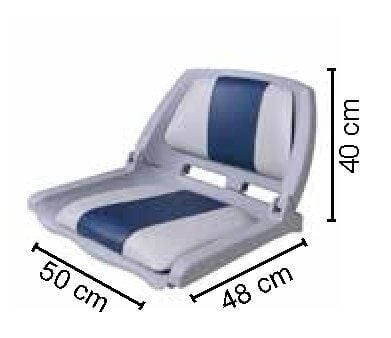 Katlanır Koltuk Gri-Mavi En:50 Derinlik:48 Yükseklik:40 CM