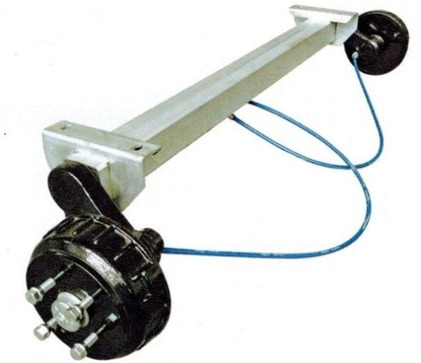 Torsiyon Frenli Dingil 900 Kg 4 bijon