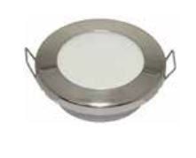 GÖMME SPOT KROM  12V. GÜN IŞIGI 6 LED ÇAP 76MM