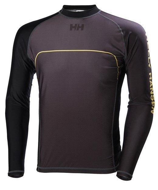 HH RIDER RASHGUARD EBONY