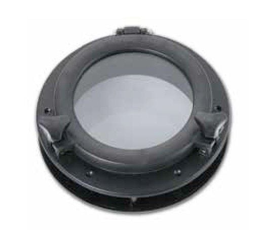 İÇTEN MONTAJ ABS YUVARLAK LUMBOZ SİYAH ÇAP:265 MM