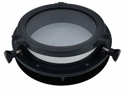 İÇTEN MONTAJ ABS YUVARLAK LUMBOZ SİYAH ÇAP:265 MM