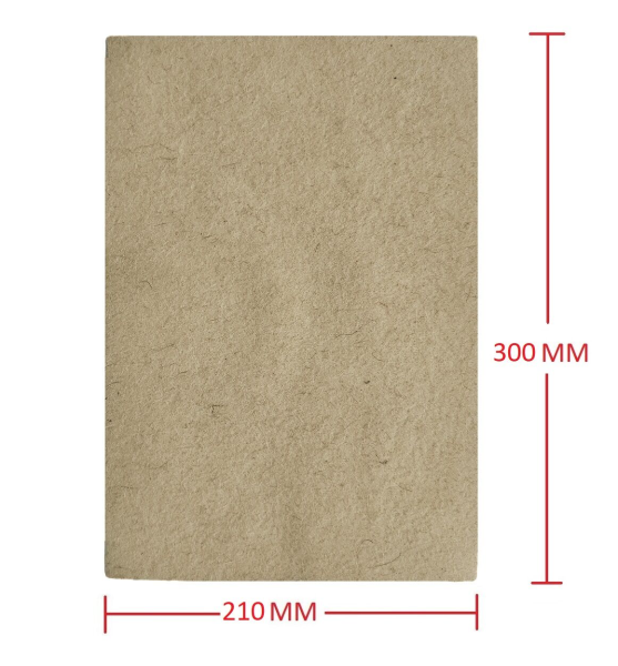 Kompresör Filtre Keçesi A4 Boyutu