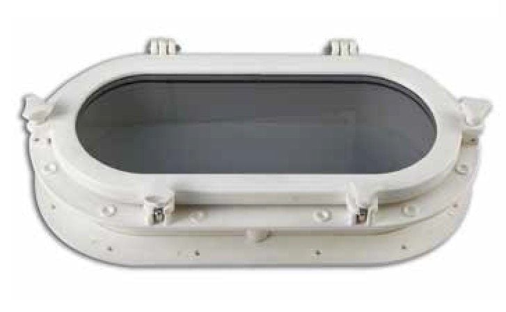 OVAL LUMBOZ ABS BEYAZ 26x50 CM