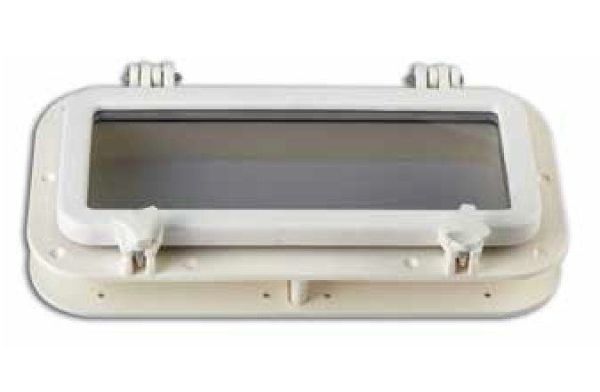 İÇTEN MONTAJ ABS DİKDÖRTGEN LUMBOZ BEYAZ 40x20 CM