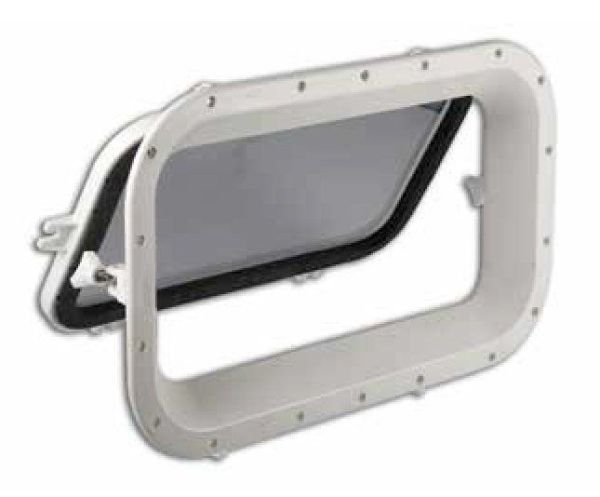 DIŞTAN MONTAJ ABS DİKDÖRTGEN LUMBOZ SİYAH 30x50 CM