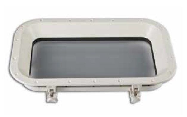 DIŞTAN MONTAJ ABS DİKDÖRTGEN LUMBOZ SİYAH 30x50 CM