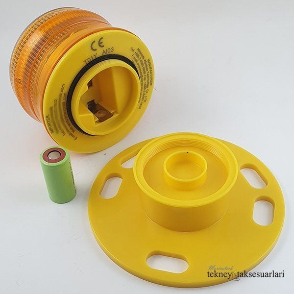 GÜNEŞ ENERJİ AYAKLI ÇAKAR FENER SARI