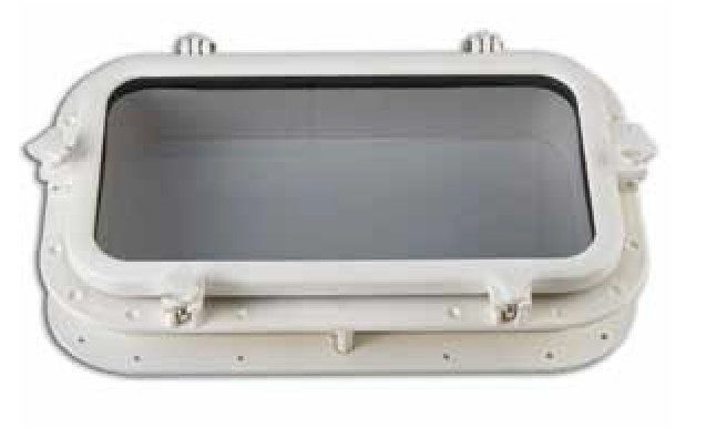 İÇTEN MONTAJ ABS DİKDÖRTGEN LUMBOZ BEYAZ 30x50 CM