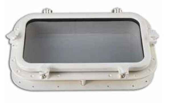 İÇTEN MONTAJ ABS DİKDÖRTGEN LUMBOZ BEYAZ 30x50 CM