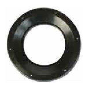 DIŞTAN MONTAJ ABS YUVARLAK LUMBOZ SİYAH ÇAP:31 CM