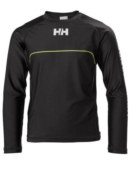HH JR RIDER RASHGUARD, Ebony