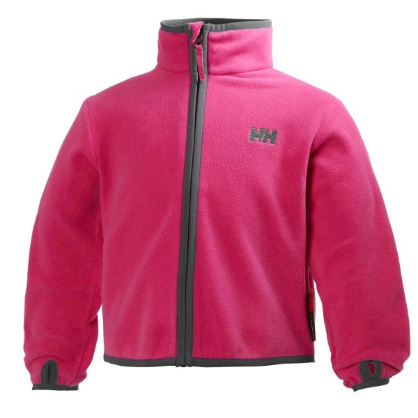 ÇOCUK BORDER FULL ZIP POLAR,Hot Pink