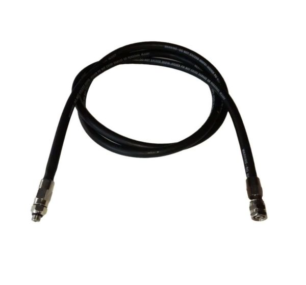 Özel Ölçü Alçak Basınç Hortumu-Siyah 210 cm