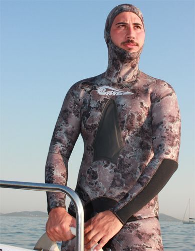 KRAKEN Elbise SQUID Kamuflaj 5 mm. Serbest Dalış Elbisesi