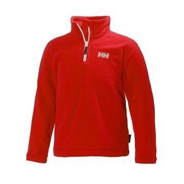 JUNIOR RIDER 1/2 ZIP ÇOCUK POLAR,Flag Red