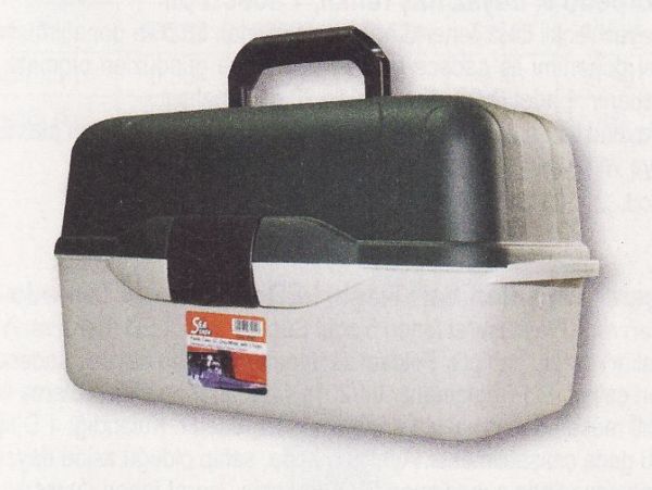 Plastik Kap SC Yeşil-Gri 3 Hazneli