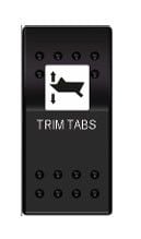 Switch Trim  (On) - Off - (On)  12-24 V