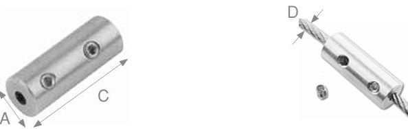 Halat & Kablo Tutucu / TİP A -1.5 MM  HALAT) Wire Rope Connector