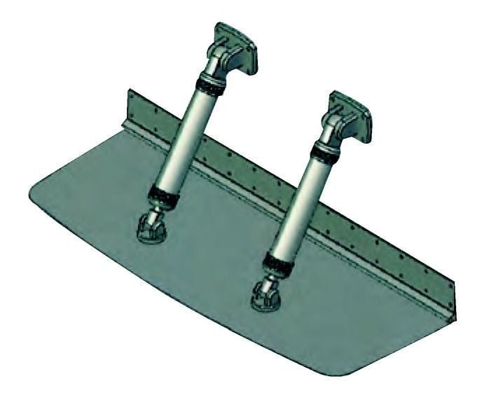 Flap 31X31 cm Çift Pistonlu Komple 12 V