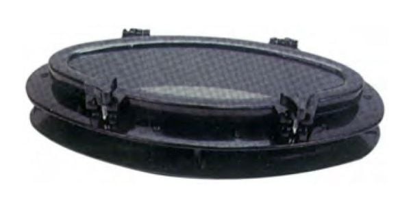 Plastik Lumbuz Oval Siyah 20 x 40 cm