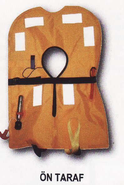 Delta Şişme Can Yeleği 150 Newton ,CE ISO 12402-3,Belden Takma,Manuel