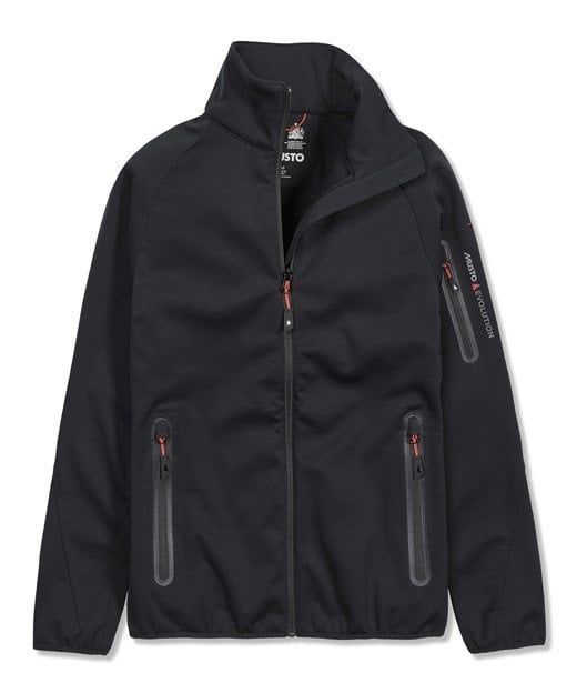 MUSTO CREW SOFTSHELL JKT FW BLK-Black
