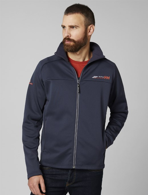 HH HP FLEECE ERKEK JACKET GRAPHİTE BLUE