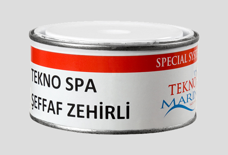 Şeffaf Pervane Zehirli boyası 250 GR TEKNOMARİN TEKNO SPA