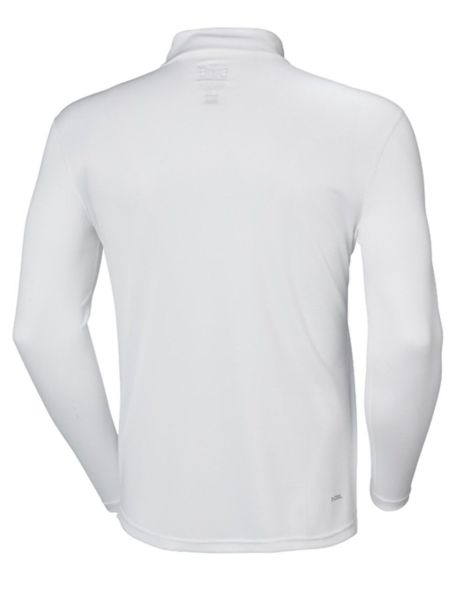 HH HH TECH 1/2 ZIP UZUN KOL ERKEK TİŞÖRT White