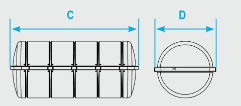 CANSALI  15 KİŞİLİK OCEANO  KONTEYNIR A-PAKET