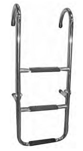 Krom Merdiven 3 Basamaklı 35x80 cm