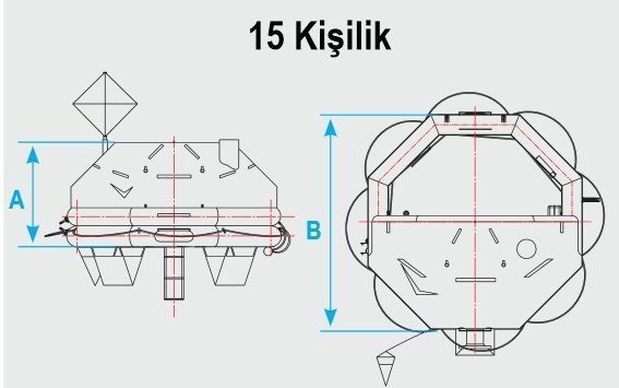 CANSALI  15 KİŞİLİK OCEANO  KONTEYNIR B-PAKET