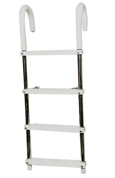 Deniz Merdiveni 3 Basamak 35x75 cm Krom