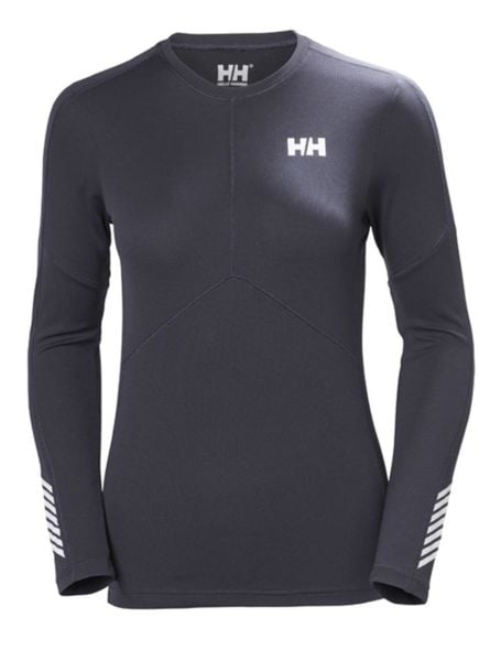 HH W HH LIFA ACTIVE LIGHT LS UZUN KOL BAYAN TİŞÖRT Graphite Blue