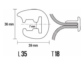 130-005-015 Üst Gövde L 35 Beyaz 50 Metre