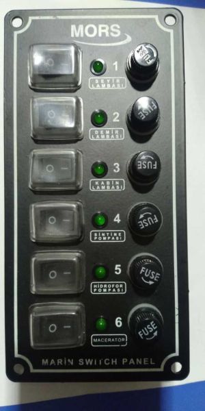 6'LI SWİTCH PANEL - DİKEY 85X170 MM