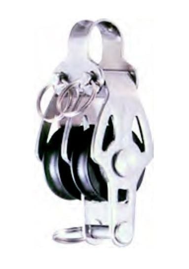 Çiftli Krom Kuyruklu Makara 6 mm