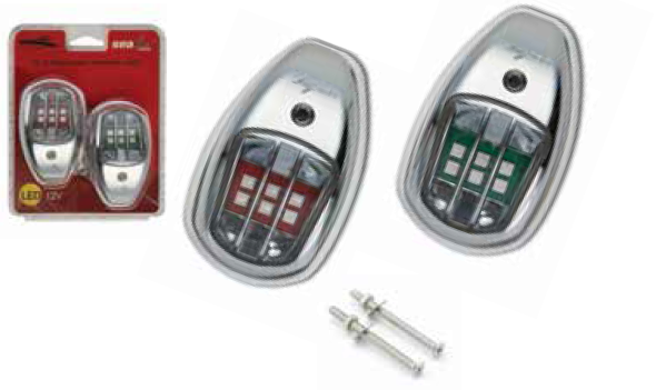 SL10 SEYİR FENERİ İSKELE SANCAK LED KROMAJ