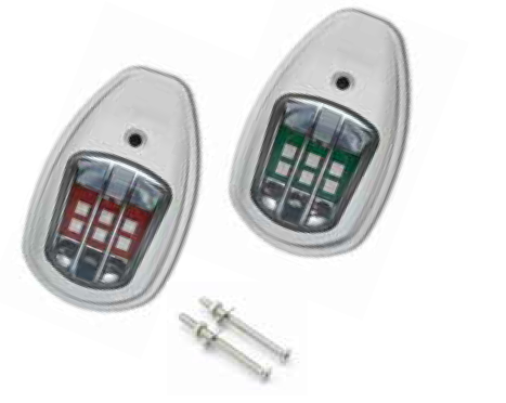 SL10 SEYİR FENERİ İSKELE SANCAK LED 12V BEYAZ