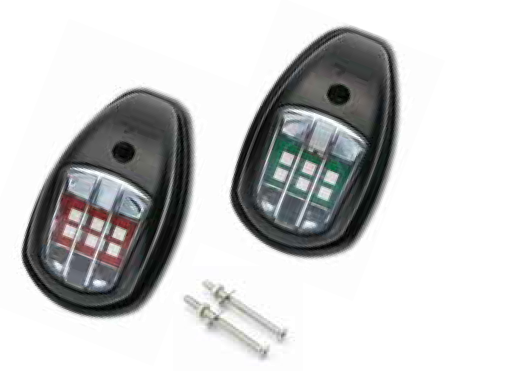 SL10 SEYİR FENERİ İSKELE SANCAK LED 12V SİYAH