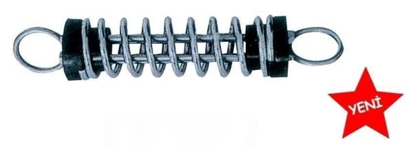 Halat Esnetme Yayı Krom Nikel 60x300 mm