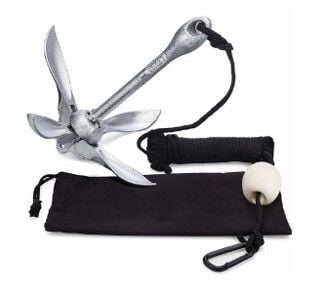 Bot ve JetSki Çapas›ı1.5 Kg.  10 Metre ip + Kılıf + Karabina + Mantar